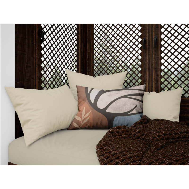 Housse de coussin d'extérieur carré Winston, Sable, 14 po x 20 po, Rectangle