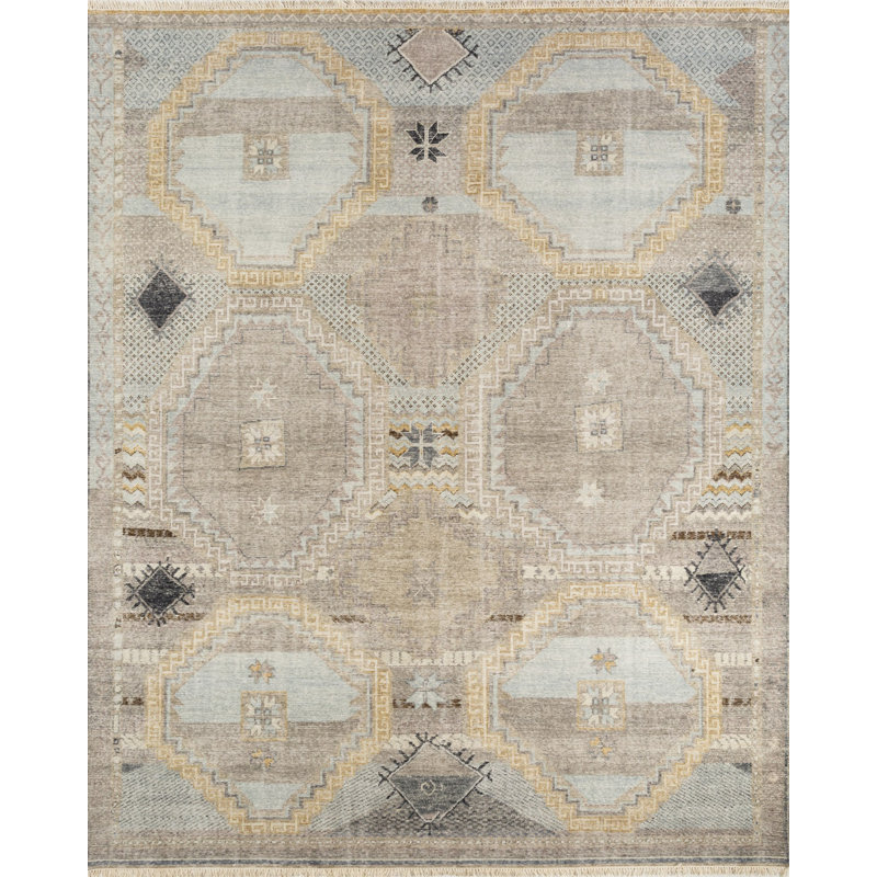 Laine sur coton New Indian Kars 9 pi 4 po x 12 pi 2 po
