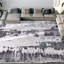 Tapis gris anthracite noué à la main-66882010