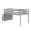 Lit mezzanine simple avec escalier-1282920355