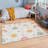 Luxurious Polyester Area Rug, 5.2 x 7.5 ft | 740 g/m², Non-Slip Felt Dot Underside, Laminated Sponge for Durability | Antibacterial, Easy Clean, Machine Washable at 86°F, Stunning Digital Print on Velvet Fabric-1061868592