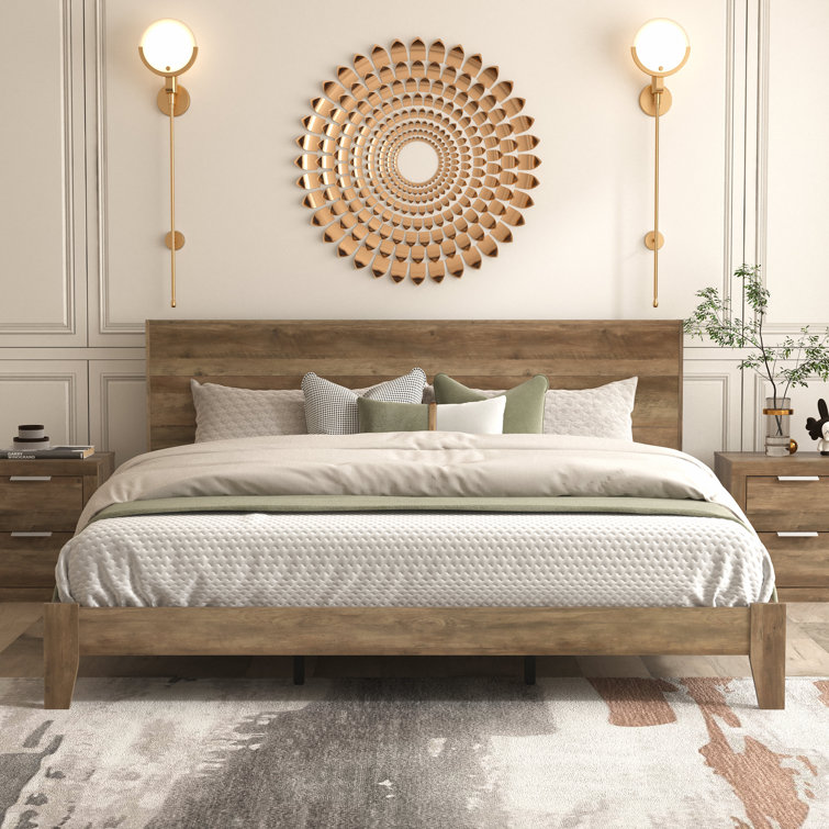 King Knotty Oak Allyannah Bed