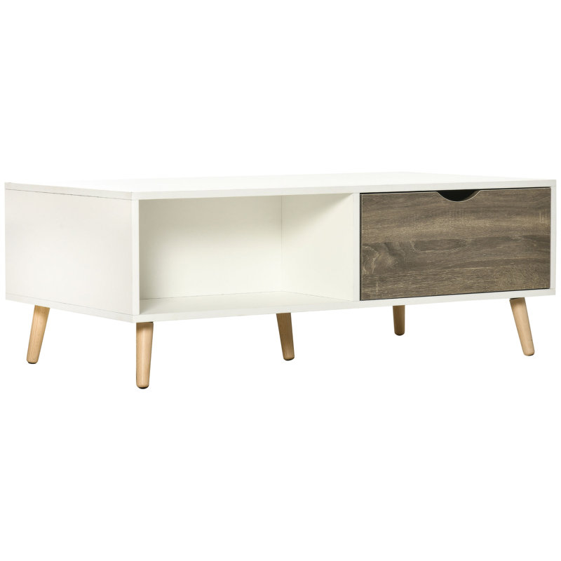 Four Leg Coffee Table with Storage