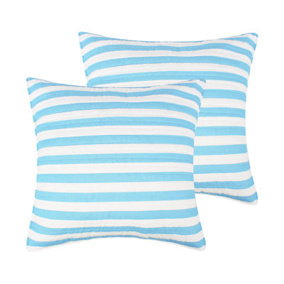 Sol Stripe Patch Euro Sham Set of 2