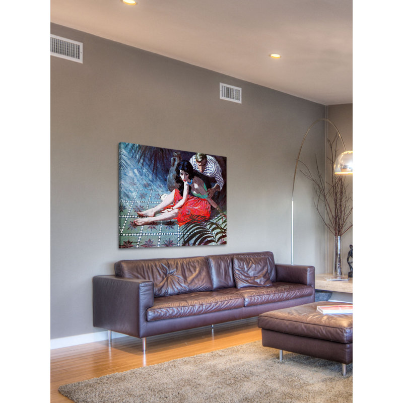 «Beauty is the Prise», reproduction sur toile tendue, H 24 po x l 29 po