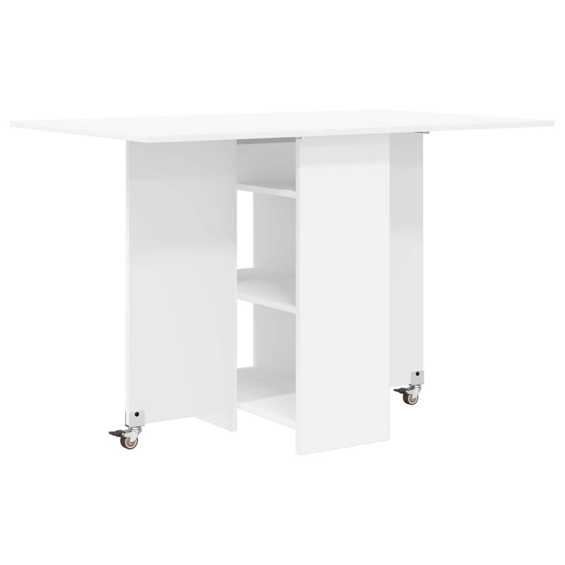 Extendable Dining Table, White