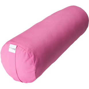 Coussin cylindrique pour méditation et traversin de yoga - brun