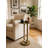 Monoloop/Stanza End Table Brass Antique