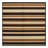Washable Warm Brown Cream Striped Area Rug-722646808