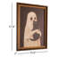  Ensemble de 2 reproductions d'art encadrées, noir et blanc, 17,5 po de hauteur