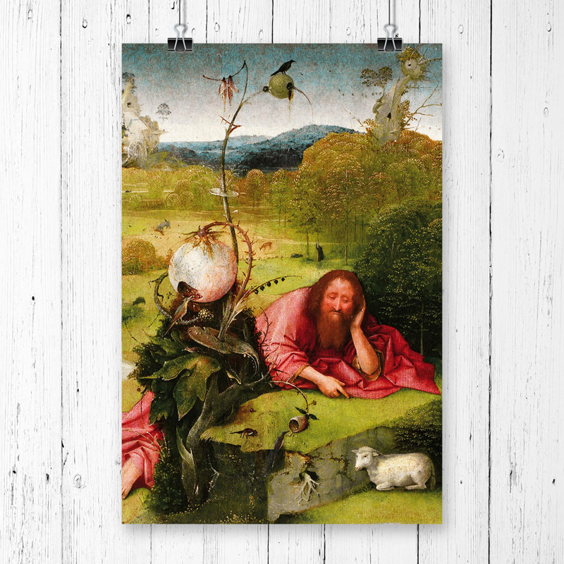 Hieronymus Bosch - No Frame Painting, 42cm H x 29.7cm W