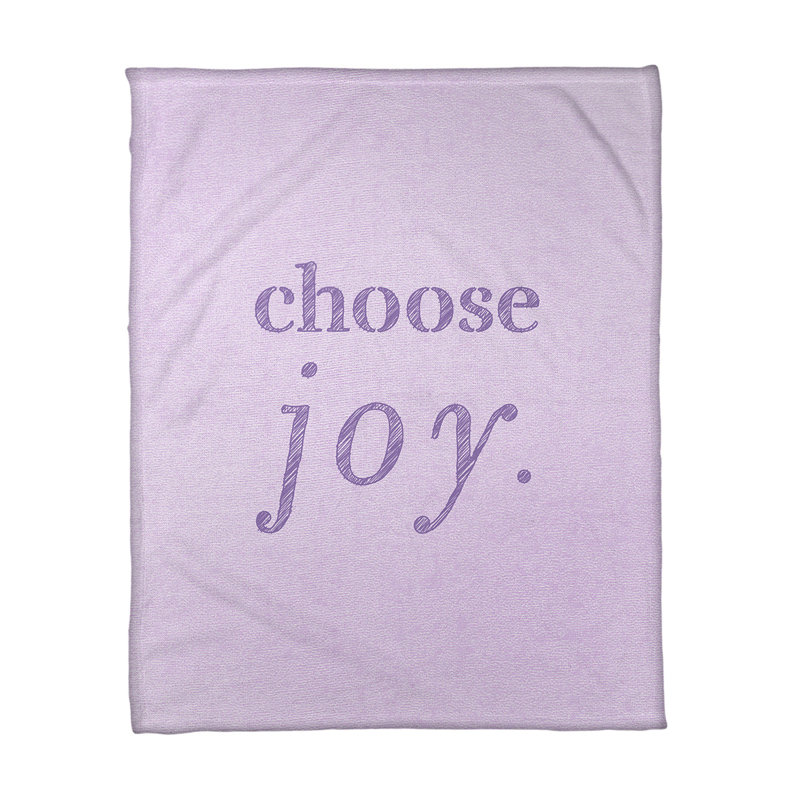 Sewn Throw Blanket, 50" W x 60" L, Light, Purple