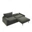 Canapé-lit convertible avec rangement, port USB et coussin 2 en 1-705936463