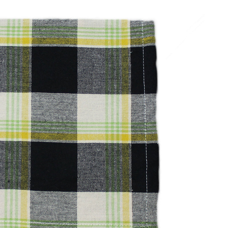 Hysnie Cotton Plaid Square Napkin