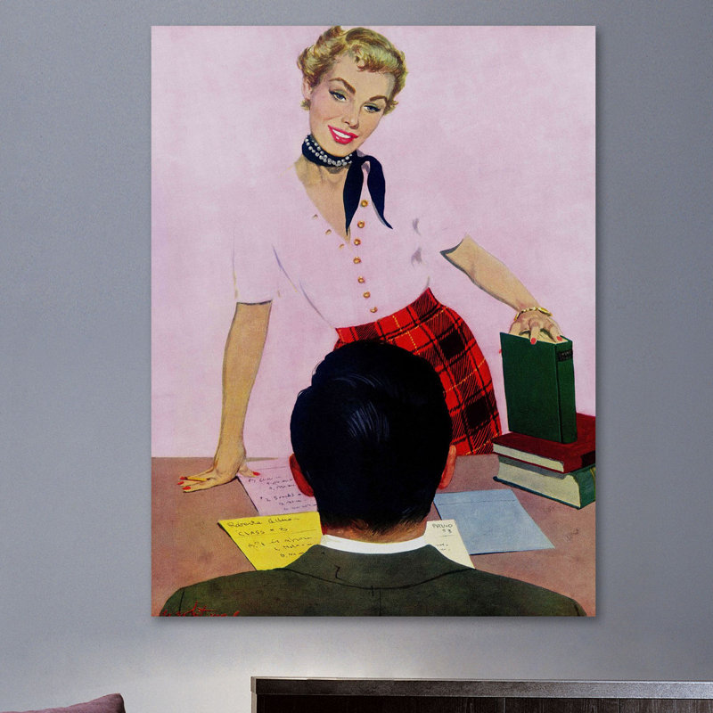 Reproduction d’art sur toile tendue coed, H 24 po x l 16 po x P 1,5 po