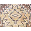 Neutral Color Antique Tribal Geometric Flatwoven Native American Navajo Rug