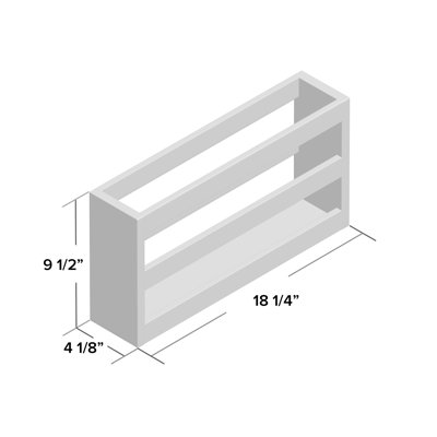 Tippett Solid Wood Free Standing Magazine Rack