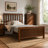  Twin Size Wood Platform Bed With Headboard, Footboard And Wood Slat Support, Twin Bed, Wood Bed-43865452