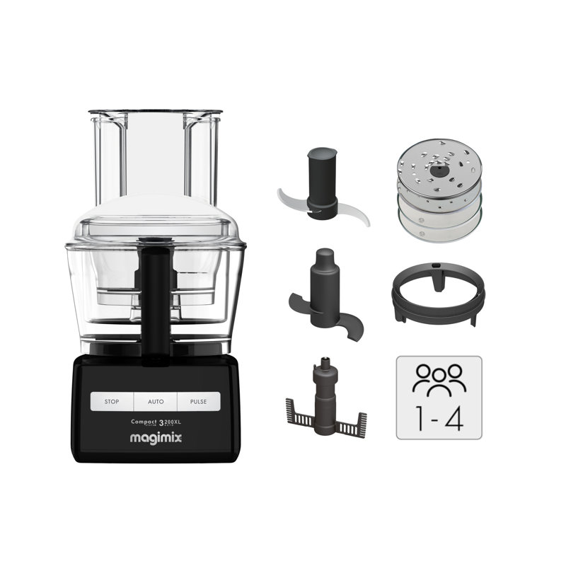 Magimix 3200XL Food Processor, Black