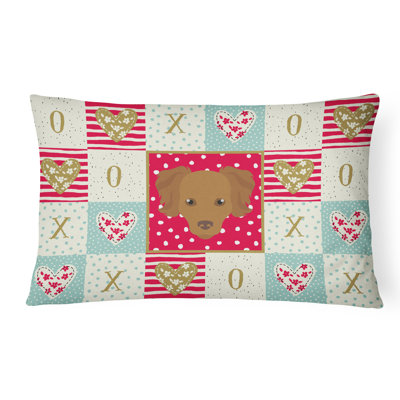  Coussin d'extérieur persan Chihuahua Love