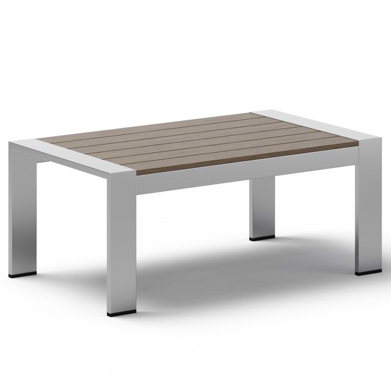 Table basse, Brun / Argenté