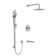 Venty 1/2" Thermostatic & Pressure Balance Shower System with up to 3 Functions featuring RioWise Valve Technology