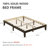 Solid Rubberwood Platform Bed-1136755663-1136755665