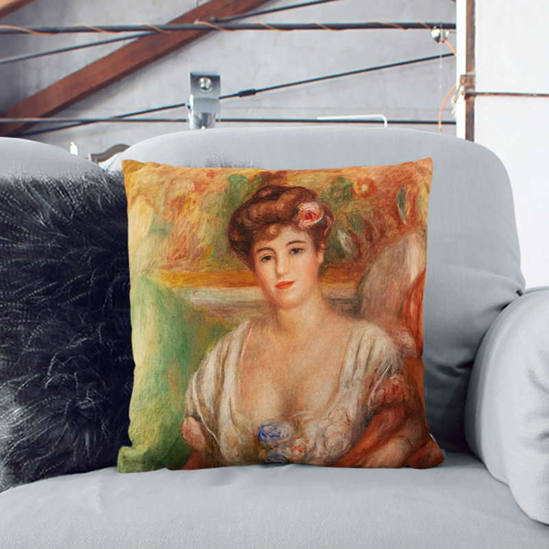 Portrait of Misia Sert Scatter Cushion, 40cm H x 40cm W x 15cm D