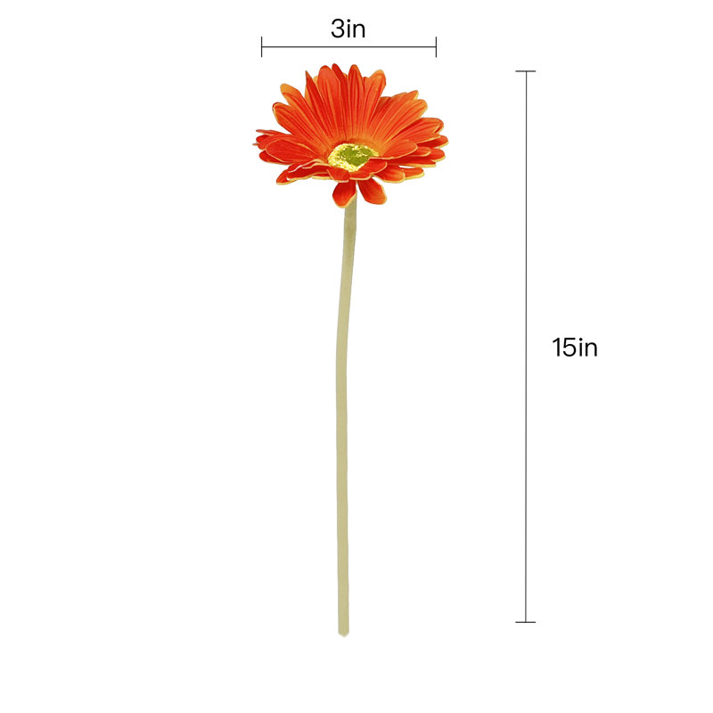 Polyether Polyurethane (PU) Daisy Arrangement, Orange