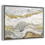 Agate métallique 1 - Cadre flottant, reproduction d'art sur toile-46829064-46829068