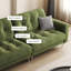 Canapé modulaire en polyester vert-1483464890