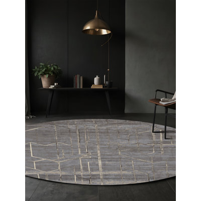 Tapis gris lavable à la machine