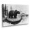 Ours dans un paysage de forêt monochrome - Ours, art mural
