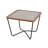 Square Modern Coffee Table, Sturdy Center Table for Living Room Lounge