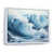 White Floater Framed