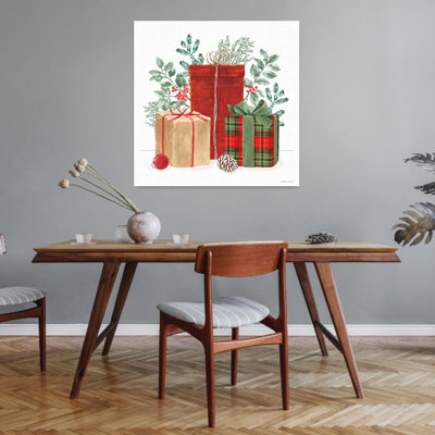 «Classic Christmas III», art abstrait traditionnel