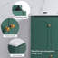 Meuble-lavabo autoportant 48 po avec lavabo simple, lavabo en céramique, armoire de rangement abondante, 4 portes à fermeture douce et 2 tiroirs-620724453