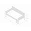 Lit de jour simple en bois massif avec lit gigogne et matelas Alhamdi-655065204-666091586
