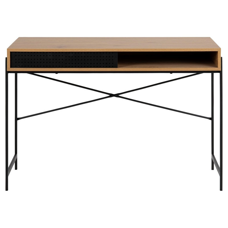 110cm W Rectangle Desk, Brown