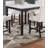 40.4" W 5-PCS DINING SET, WHITE