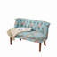 Chaise de canapé à motif floral capitonnée de style européen pour le salon et la chambre à coucher, multifonctionnelle et élégante