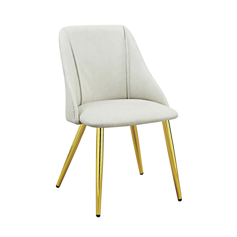 Chaise d'appoint rembourrée (ensemble de 2)