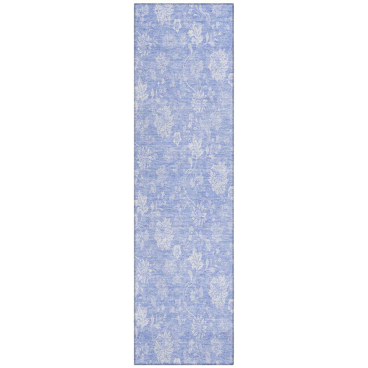 Myqueal Washable Floral Indoor / Outdoor Rug