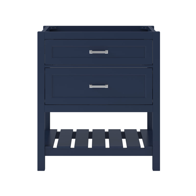Lawson 30-Inch Aegean Blue Freestanding Bathroom Vanity Base Cabinet