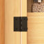 Grand garde-manger arqué cannelé - 8 portes / 3 tablettes réglables et un tiroir caché, polyvalent pour la maison-1809941911