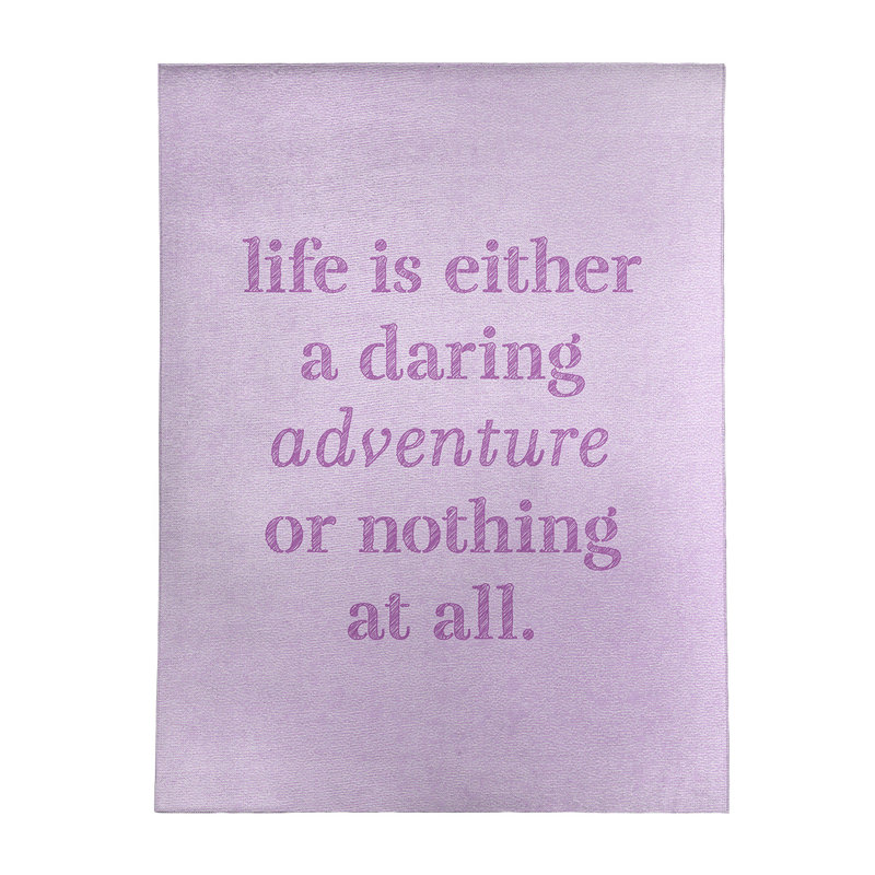 Tapis en poly-citation "life life", Rectangle 5 pi x 7 pi
