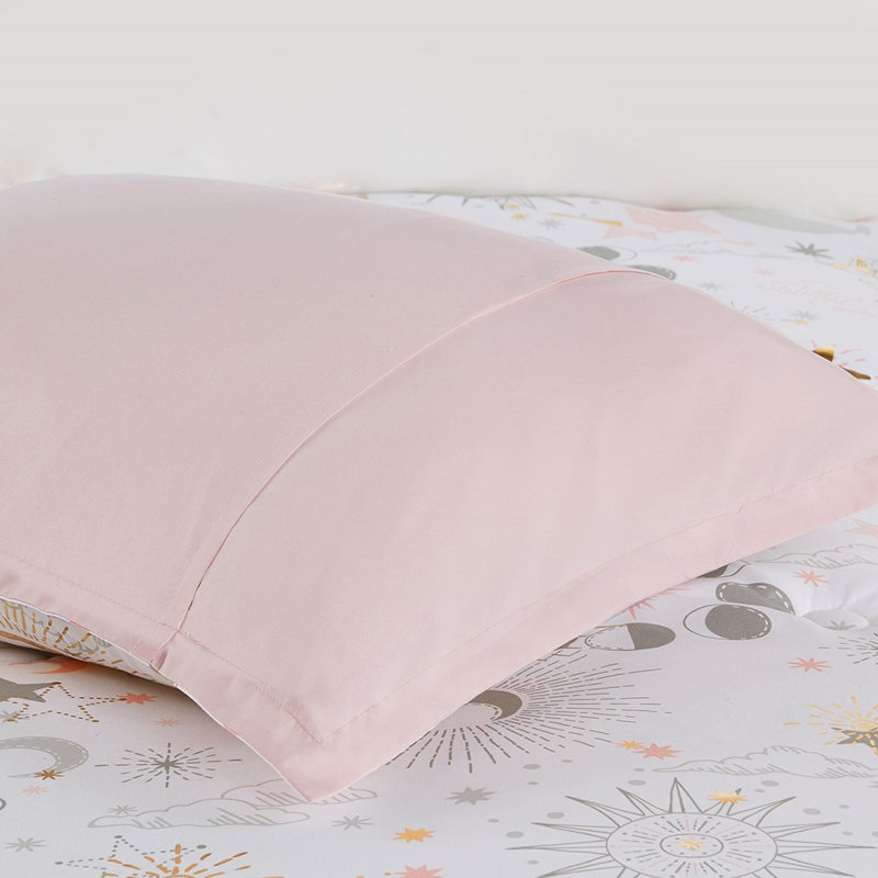 Literie , Édredon pour lit double / grand lit + 3 pièces s, Rosé / doré