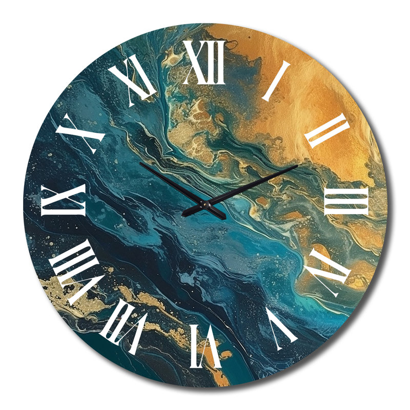 Domenick - Horloge murale abstraite, Grand