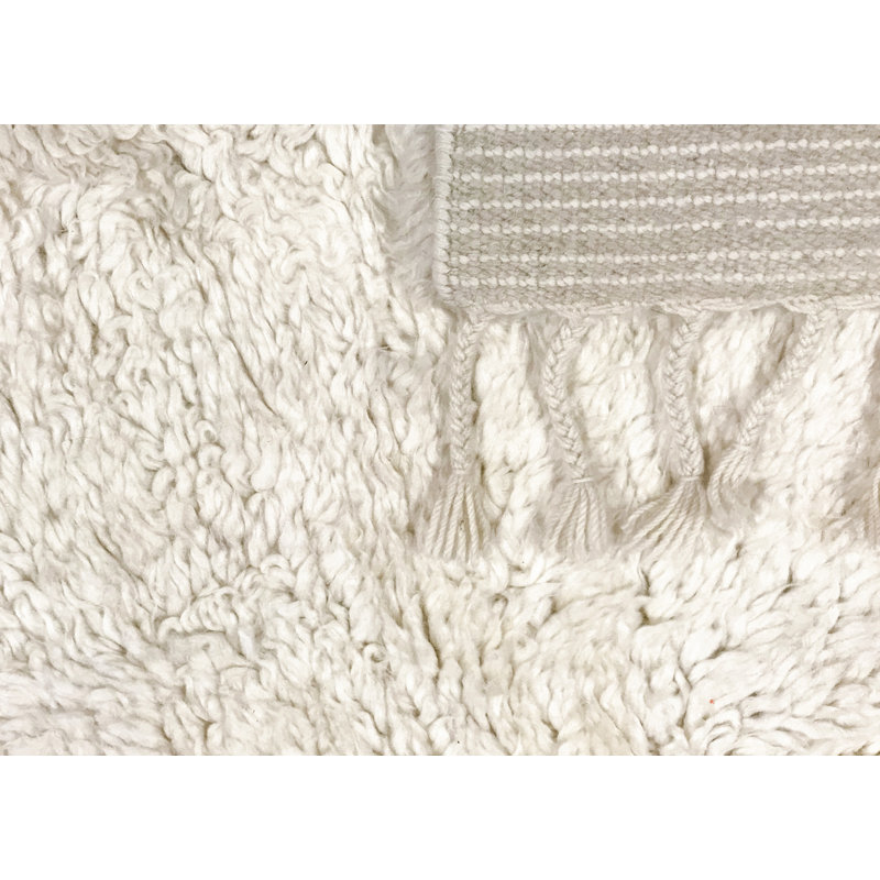 Moroccan Wool Area Rug, Rectangle 8' x 10'
