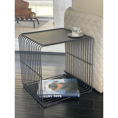 Jansen Steel Top End Table